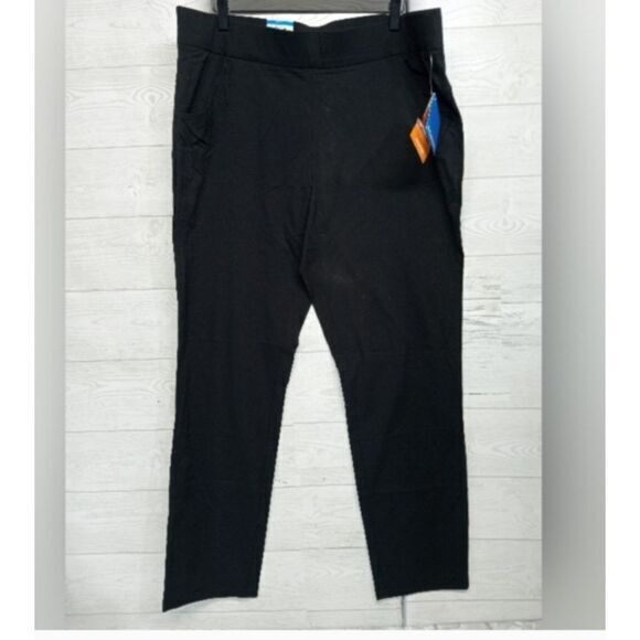 Columbia NWT Women's Size XL Omni‎ Shade Active Fit Black Straight Leg MSRP$90 - Picture 1 of 4